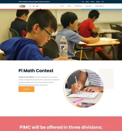 Pi Math Contest (PiMC)